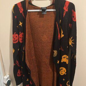 Her Universe Disney Hocus Pocus Dani Hooded Fringe Halloween Cardigan